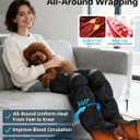 YINGGG Leg Massager with Heat and Compression - Foot and Calf Massage Sleeve with 3 Heat, 6 Intensities, 6 Modes, Compression Boots for Circulation and Pain Relief