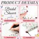 Patelai Bridal Shower Guest Book Decorations Guest Book Sign Alternative Signature Bridal Shower Gifts for Wedding Bachelorette Party with Pen