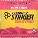 Honey Stinger Organic Cherry Blossom Energy Chew, Gluten Free & Caffeine Free, for Exercise, Running and Performance, Sports Nutrition for Home & Gym, Pre and Mid Workout, 21.6 Ounces (Pack of 12) (EXP 06/24/27)