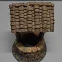 Top Collection Miniature Fairy Garden and Terrarium Fairy Wishing Well with Turning Crank Statue