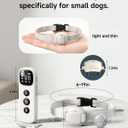 Shock Collar for Small Dogs 5-30lbs -IPX8 Waterproof,White | 4200FT Dog Training Collar with Remote,Rechargeable Electric Collar with 3 Modes, Security Lock