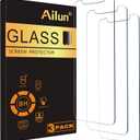 Ailun for Apple iPhone 11 Pro/iPhone Xs/iPhone X Screen Protector,3 Pack, 5.8 Inch Display, Tempered Glass 2.5D Edge Work Most Case [NOT for iPhone 11 6.1 inch]