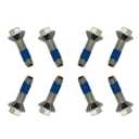 Drum Washing Machine Tripod Stainless Steel Screws M8*34 for Samsung DC60-40137A Blue (8 Pieces)