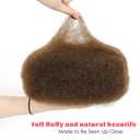 Afro Kinkys Bulk Human Hair for Twist 1 Pack 50 Gram Human Braiding Hair Dreadlocks Extensions Repair Locs (30#, 18inch)