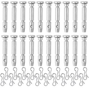20 Pack 738-04124A and 714-04040 Shear Pins and Cotter Pins, 938-04124 Replacement Shear Pin Kits for 300/500/600 Series Two-Stage Snowblower, Compatible with MTD for Troy Bilt for Craftman