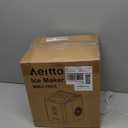 Aeitto Ice Makers Countertop, 9 Ice Cubes Release in 6 Mins, 26Lbs/24H, 2 Sizes of Bullet Ice Machine,Self-Cleaning Portable Ice Maker with Ice Scoop and Basket for Home Kitchen Office RV Bar, Black