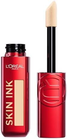 L'Oreal Paris Infallible Skin Ink 2-in-1 Foundation Concealer Hybrid Face Makeup, up to 48HR Transfer-Resistant with Buildable Light to Full Coverage, 125 Light Warm L'Oreal Paris Infallible Skin Ink 2-in-1 Foundation Concealer Hybrid Face Makeup, up to 48HR Transfer-Resistant with Buildable Light to Full Coverage, 125 Light Warm