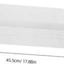 Threshold Ramp for Gate Doorway Height Transition Strip and Guardrail Holder for Pets White Safety Ramp for Easy Access and Protection