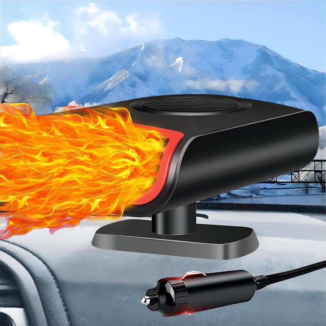 Car Heater - Portable Car Heaters for Vehicle, 12V Car Heater That Plugs Into Cigarette Lighte, 2 in 1 Heating & Cooling Fast Windshield Defrost Defogger
