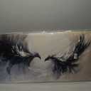 Suconvng Canvas Wall Art Decor Painting Abstract Flying Eagle Wall Art Painting Prints Modern Abstract Wall Decor Picture For Bedroom Home Living Room Office 20 X 40 Inches