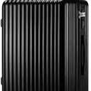 Homie Vacuum Compression Carry-On Luggage, With 360 Degree Wheels & Retractable Handle – 21 Inch, Hardshell Suitcase, Up to 25% More Space