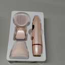 Bikini Trimmer for Women, 3-in-1 Electric Razors for Women, IPX7 Waterproof Rechargeable Cordless Pubic Hair Shaver, with LED Display, for Ladies Bikini Pubic, Face, Underarms, Legs(Pink)