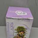 DIY Flower Building Toy Sets Miniature Cherry Blossom Tree House Building Kit, Purple & Yellow Sakura Flowers, Building Blocks Set for Adults & Girls - Bonsai Tree Model with Dust Cover