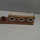 for Dyson Supersonic Hair Dryer Wall Mount Stand Holder, Blow Dryer Accessories and Attachments Organizer Storage Rack, Wood