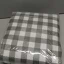 Genovega Waterproof Picnic Blanket Beach Outdoor Camping Mat Extra Large Foldable Cute Big Travel Essential Accessories Gift Park Patio Lawn Garden Grass Ground PlayMusic Festival Concert Must Have (6'8" x 6'8" (Square), Green and White)