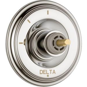 Delta Faucet T11897-PNLHP Cassidy 3 Function Diverter Trim without Handle, Polished Nickel 3.00 x 6.20 x 6.20 inches