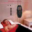 Red Light Therapy Mat Full Body with 1400 LEDs, 73.8"x33.8" Flexible Infrared Red Light Blanket for Home Use, Dual 660nm & 850nm, Adjustable Modes and Timer Control