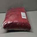 StangH Burgundy Velvet Curtains 2 Panels, Christmas Holiday Decorative Window Drapes, Privacy Protect Thermal Insulated Mid Century Curtains for Party Backdrops/Hotel, W52 x L108 inches, 2 Panels