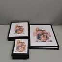 Giftgarden 14 Pack Black Picture Frames with Mat for Various Sizes Photos, Assorted Matted Frame Set Including Two 11x14, Six 8x10, Six 5x7, Gallery Frame Collage for Wall or Tabletop Display