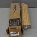 Natural Bamboo Wall Panel for Interior Wall Decor, Renewable Pole Wrap Wainscoting Paneling for Wall Ceiling Furniture Cabinet Office, 12 x 96 Inch, Carbonized