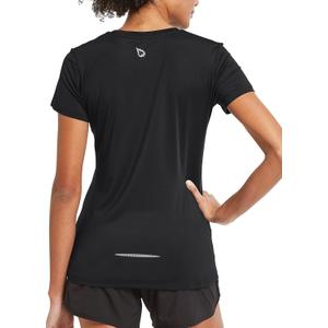 baleaf Women's Short Sleeve Running Workout Shirts Athletic Tops Lightweight Quick Dry Training Yoga Crewneck XS