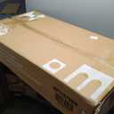 3-Pcs Outdoor Garden Poplar Wood 2 Rocking Chair Set & Folding Side Coffee Table