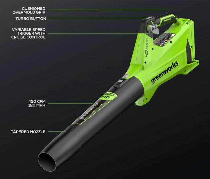 Greenworks 40V 450 CFM Blower Kit 2.5 A