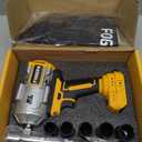 Cordless Impact Wrench 1/2 Inch - Compatible with Dewalt 20V Batteries, 1100 Ft-lbs (1500N.m) High Torque Impact Driver, Brushless Impact Gun with 3 Speed Modes & LED Light (Battery Not Included)