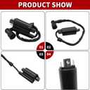 Nakkaa AM120732 2PCS Ignition Coil Compatible with Mule 3010 4010 2510 KAF 620 650 FD620D FD611V FD661D FD440V FD501D FD501V 320 345 425 445 F725 GX345 LX178 LX188 LX279 LX289 21121-2083 21121-2064