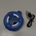 EBODA Shower Bluetooth Waterproof Speaker, IPX7 Floating Portable Wireless Small Speakers with Light, 24H Playtime for Beach, Pool, Kayak Accessories, Gifts for Men and women -Coral Blue