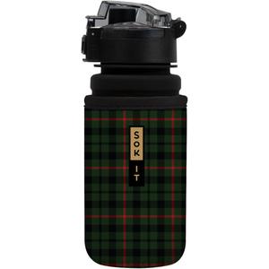 Sok It BotlSok Water Bottle Sleeve Insulated Neoprene Cover (Green Tartan, Fits 12oz CamelBak or Nalgene) Sok It BotlSok Water Bottle Sleeve Insulated Neoprene Cover (Green Tartan, Fits 12oz CamelBak or Nalgene)