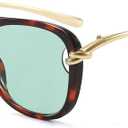 YouthMal Retro Aviator Sunglasses for Women Men Trendy Oversized Aviators Sun Glasses 70s Vintage Shades