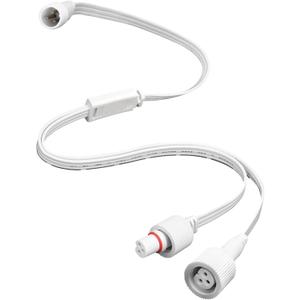 1.64FT Y-Splitter Permanent Outdoor Lights Extension Cable for GOVEE,Y-Shaped IP68 Waterproof Extension Cord with 3Pin Plug,Suitable with Govee H705A H705B H705C H706A H706B (1 MALE to 2 FEMALE)