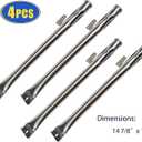 Grill Repair Kit for Nexgrill 720-0830H, 720-0783E, Kenmore 720-0830A, 122.33492410 Replacement Parts, Stainless Steel Burner Tubes, Heat Plates, 4 Pack