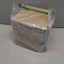 4 Pack Small Fake Plants, Fake Grass Plant, Artificial Boxwood & Rosemary, Lavender with Geometric Pattern Cement Pots, Small Potted Faux Greenery for Home Decor, Office, Indoor&Outdoor Decor