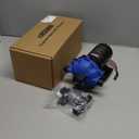 CrestWave 12V DC RV Water Pump, 7GPM 70PSI, Upgraded Five Chamber Self-Priming Diaphragm Pump with Heavy Duty Pressure Switch and Strainer for RV, Marine, Yacht, Caravan