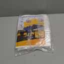 Kingnex 4 Pack Feather Proof Pillow Protectors 18x18 Waterproof Cover for Goose Down Square Throw Pillows (White)