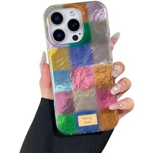 2 Pack CHEDEMK Compatible with iPhone 12 Pro Max Case, Cute Aesthetic Trendy Colorful Checkered Phone Case for Women, Classic Slim Soft TPU Protective Shockproof Cover for iPhone 12 Pro Max 6.7"