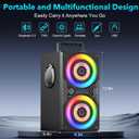 Bluetooth Speaker 100W Portable Big Powerful Deep Bass Loud Sound Wireless Boombox with Subwoofer TWS LED Lights DSP Large Wooden Speakers for Outdoor Home Party