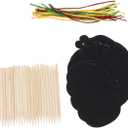 48pc Halloween Pumpkin Scratch Cards Set Halloween Favors for Boys and Girls Bulk Scratch Off Art Craft Supplies