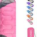 tuphen- Sleeping Bags for Adults Kids Boys Girls Backpacking Hiking Camping Microfiber Liner, Cold Warm Weather 4 Seasons Indoor Outdoor Use, Lightweight & Waterproof