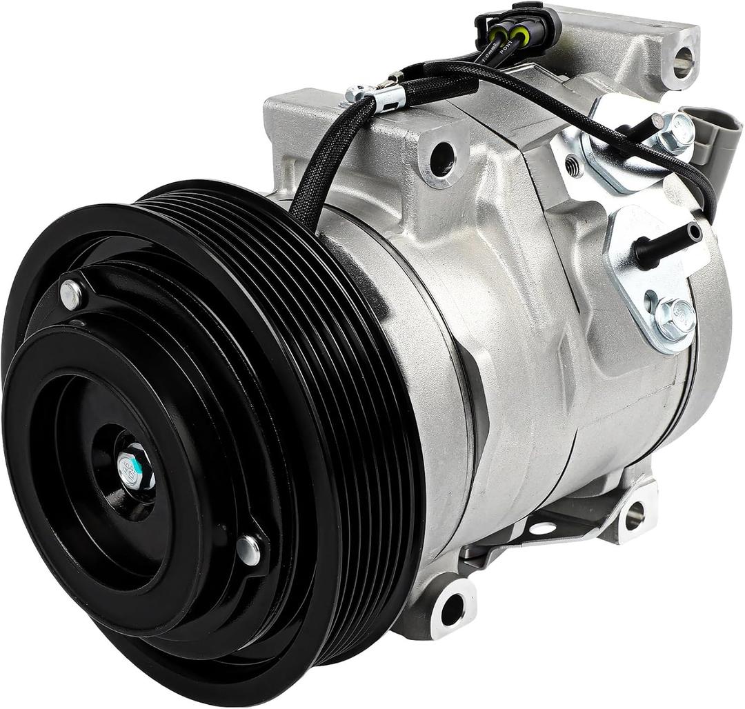 SCITOO AC Compressor fit for Toyota for RAV4 2.0L 2001-2003, Air Conditioning Compressor fit for Toyota for RAV4 2.4L 2004-2005 472203933 4710370 4711370 5511697 639339 6511697 67332 68332