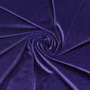 Stretch Velvet Fabric by The Yard - 58/60" Wide Soft Velvety Cloth for Sewing Dresses, Gowns, Upholstery, Costumes & DIY Crafts - 92% Polyester 8% Spandex - Ultra Purple Rain - 2 Yards
