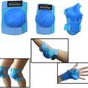 BOSONER Kids/Youth Knee Pads Elbow Pads Wrist Guards Set for 3-15 Years, Child Protective Gear Set for Roller Skates, Cycling, BMX Bike, Skateboard, Inline Skating, Scooter Riding Sports