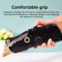 Beginner's Sewing kit with Storage Handheld Sewing Machine, Portable Sewing Machine with Storage, Electric Switch, Two Speed Modes,Easy to Operate.Sewing Machine for Beginners.Black with Accessories.