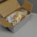 Hortsun 3 Pcs Oil Lamp Parts Burner Kerosene Brass Plated #2 Oil Lamp Chimney Holder Replacement Burner with 1 3/16" Diameter Threaded Base for Antique Hurricane Lantern (Gold)