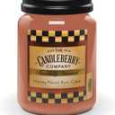 Candleberry Candles | Honey Pecan Rum Cake | Strong Fragrances for Home | Hand Poured in The USA | Highly Scented & Long Lasting | Large Jar
