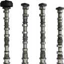 4PCS Engine Camshafts Set Fit For Jeep Wrangler Grand Cherokee Dodge RAM 1500 Avenger Challenger Charger Chrysler Town&Country Promaster 3.6L V6 2011-2016, 5184377AG 5184378AG 5184379AG 5184380AG
