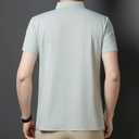 Men's Golf Polo Shirts Light Weight Business Casual Athletic Short Sleeve Polos Comfy Breathable Wicking (Gray, M)