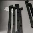 SONGMICS Shoe Rack, 3-Tier Shoe Organizer, Metal Storage Shelf, Upright or Upside Down, for 16-20 Pairs, Stackable, for Entryway, 11.8 x 36.2 x 21.7 Inches, Black ULSA303B02